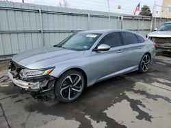 Honda Accord Sport salvage cars for sale: 2019 Honda Accord Sport