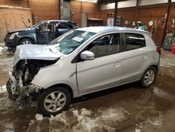 Salvage cars for sale from Copart Ebensburg, PA: 2015 Mitsubishi Mirage ES