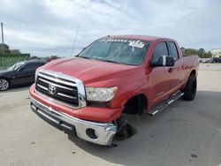 Salvage cars for sale from Copart Orlando, FL: 2013 Toyota Tundra Double Cab SR5
