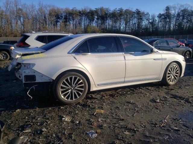 2017 Lincoln Continental Select