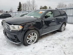 Dodge Durango Citadel salvage cars for sale: 2016 Dodge Durango Citadel