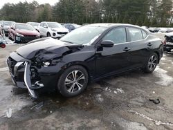 Nissan Sentra SV Vehiculos salvage en venta: 2020 Nissan Sentra SV