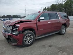 Chevrolet Suburban salvage cars for sale: 2016 Chevrolet Suburban K1500 LT