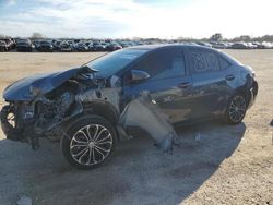 Salvage cars for sale from Copart San Antonio, TX: 2016 Toyota Corolla L