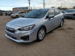 Salvage cars for sale at Colorado Springs, CO auction: 2018 Subaru Impreza Premium Plus