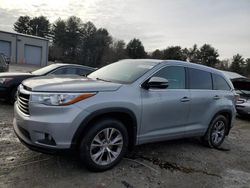 2015 Toyota Highlander XLE en venta en Mendon, MA