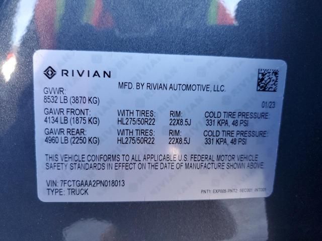 2023 Rivian R1T Adventure