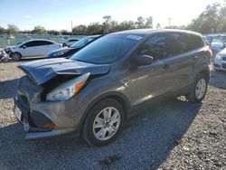 Salvage cars for sale from Copart Riverview, FL: 2013 Ford Escape S