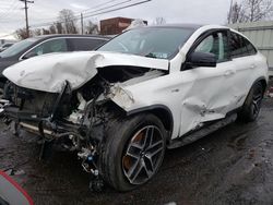 Salvage cars for sale at New Britain, CT auction: 2017 Mercedes-Benz GLE Coupe 43 AMG