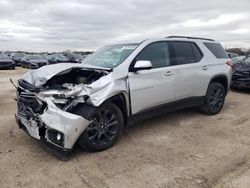 Salvage cars for sale at San Antonio, TX auction: 2020 Chevrolet Traverse RS