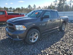 Salvage cars for sale from Copart Windham, ME: 2017 Dodge RAM 1500 ST