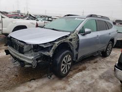 Salvage cars for sale from Copart Elgin, IL: 2021 Subaru Outback Premium