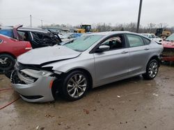 Chrysler salvage cars for sale: 2015 Chrysler 200 S