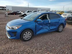 Salvage cars for sale from Copart Phoenix, AZ: 2022 KIA Rio LX