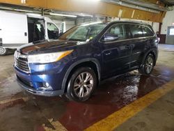 Copart select cars for sale at auction: 2014 Toyota Highlander XLE
