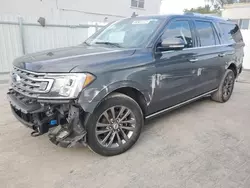 Salvage cars for sale from Copart Opa Locka, FL: 2021 Ford Expedition Max Limited