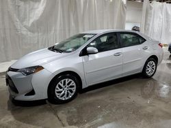 Salvage cars for sale from Copart Leroy, NY: 2017 Toyota Corolla L