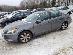 Salvage cars for sale at North Billerica, MA auction: 2008 Honda Accord EXL