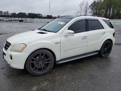 Salvage cars for sale at Dunn, NC auction: 2011 Mercedes-Benz ML 550 4matic