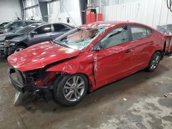 Salvage cars for sale at Ham Lake, MN auction: 2018 Hyundai Elantra SEL