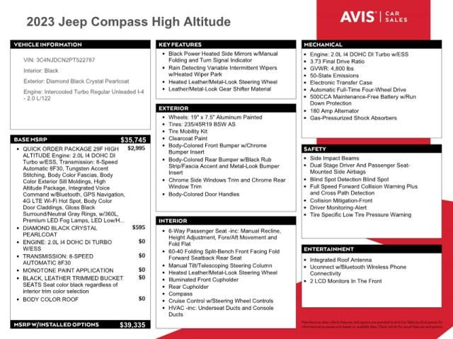 2023 Jeep Compass Limited