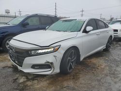 Honda salvage cars for sale: 2018 Honda Accord Sport