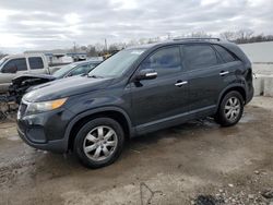 Salvage cars for sale at Louisville, KY auction: 2013 KIA Sorento LX