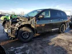 Nissan salvage cars for sale: 2016 Nissan Pathfinder S