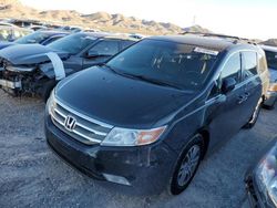 Salvage cars for sale at North Las Vegas, NV auction: 2011 Honda Odyssey EXL