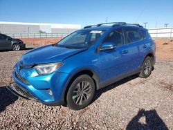 Salvage cars for sale at Phoenix, AZ auction: 2017 Toyota Rav4 HV LE