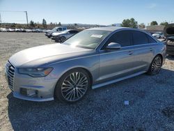 Salvage cars for sale at Mentone, CA auction: 2016 Audi A6 Premium Plus