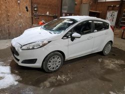 Salvage cars for sale at Ebensburg, PA auction: 2016 Ford Fiesta S