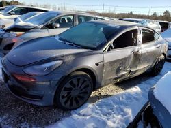 Tesla Model 3 salvage cars for sale: 2023 Tesla Model 3