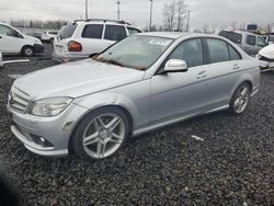 Salvage cars for sale at Portland, OR auction: 2009 Mercedes-Benz C 350