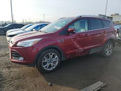 Salvage cars for sale at Woodhaven, MI auction: 2016 Ford Escape Titanium