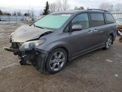 Vehiculos salvage en venta de Copart Bowmanville, ON: 2014 Toyota Sienna Sport
