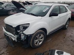 Chevrolet Equinox LS salvage cars for sale: 2015 Chevrolet Equinox LS