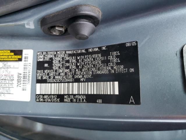 2005 Toyota Sienna CE