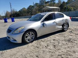 Salvage cars for sale from Copart Savannah, GA: 2012 Infiniti G37 Base