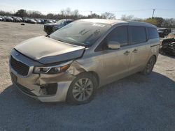 2016 KIA Sedona LX en venta en San Antonio, TX