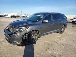 Salvage cars for sale from Copart Houston, TX: 2018 Infiniti QX60