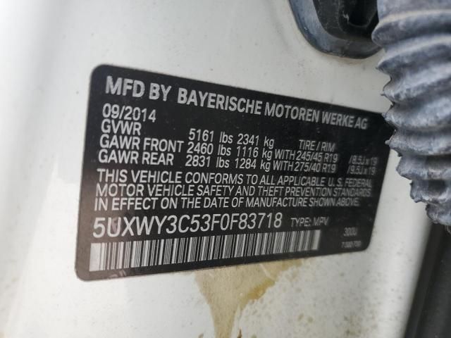 2015 BMW X3 XDRIVE28D
