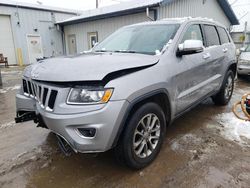 Salvage cars for sale at Pekin, IL auction: 2015 Jeep Grand Cherokee Limited