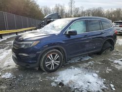 Salvage cars for sale at Waldorf, MD auction: 2016 Honda Pilot EXL