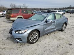 Infiniti salvage cars for sale: 2020 Infiniti Q50 Pure