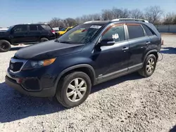 Salvage cars for sale from Copart New Braunfels, TX: 2013 KIA Sorento LX