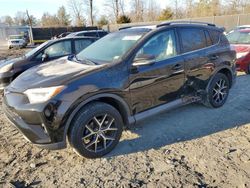 Salvage cars for sale at Waldorf, MD auction: 2017 Toyota Rav4 SE
