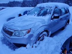 Salvage cars for sale at North Billerica, MA auction: 2009 Subaru Forester 2.5X