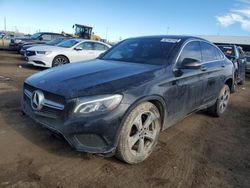 Mercedes-Benz salvage cars for sale: 2018 Mercedes-Benz GLC Coupe 300 4matic