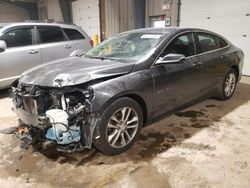 Salvage cars for sale at West Mifflin, PA auction: 2017 Chevrolet Malibu LT